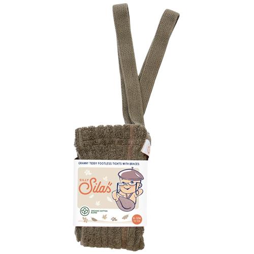 Silly Silas Granny Teddy Footless Tights Seaweed Brown Granny Teddy Footless Tights Seaweed Brown 1-2 Y  Brun  1-2 år  Unisex