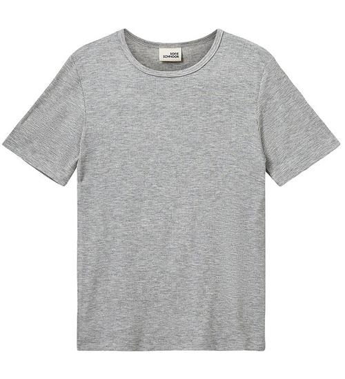 Sofie Schnoor T-shirt - Nataliasy - Rib - Grey Melange