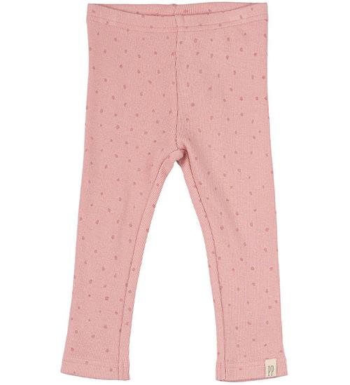 Petit Piao Leggings - Rib - Modal - Bright Rose