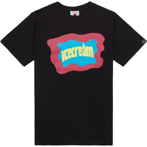 Icecream Ic25143 Block Logo T-shirts Black