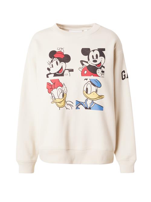 GAP Sweatshirt 'MICKEY'  creme / lyseblå / rød / sort