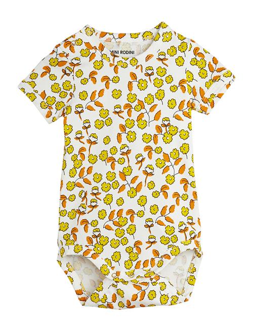 Flowers Aop Ss Body Mini Rodini Patterned