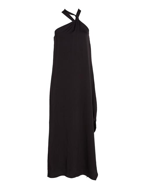 High Shine Knot Ankle Dress Calvin Klein Black