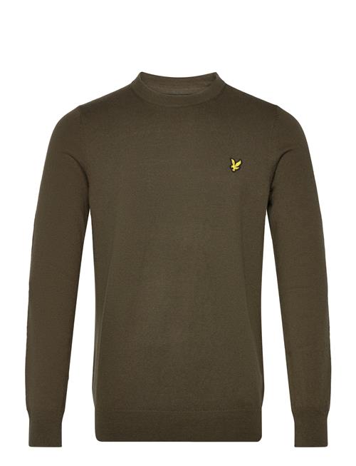 Cotton Merino Crew Neck Jumper Lyle & Scott Khaki