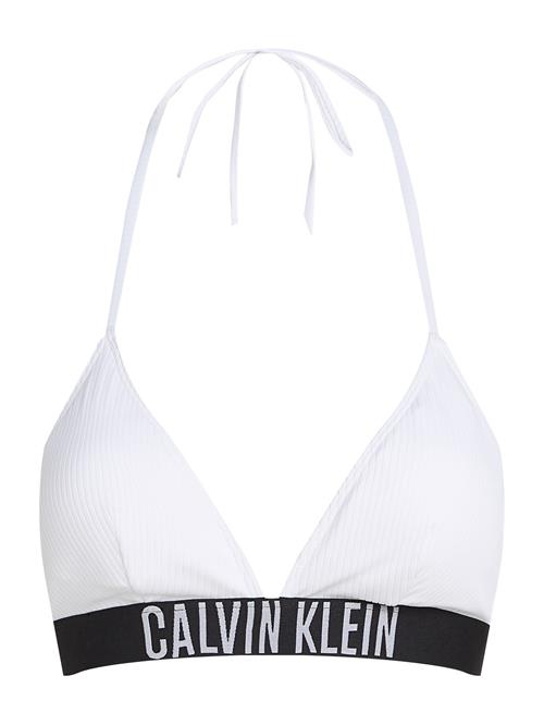 Calvin Klein Swimwear Bikinioverdel 'Intense Power'  lysegrå / sort / hvid