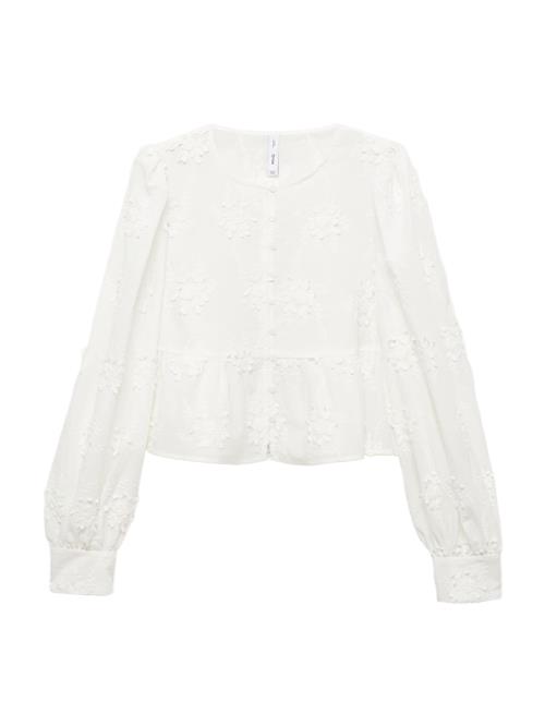 MANGO Bluse 'SWIRL'  offwhite