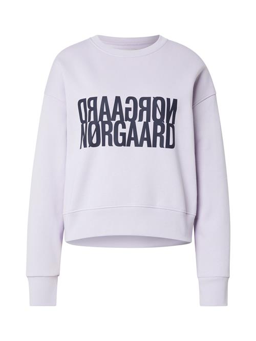 MADS NORGAARD COPENHAGEN Sweatshirt 'Tilvina'  lilla / sort