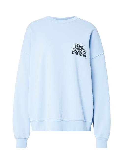 MADS NORGAARD COPENHAGEN Sweatshirt 'Atli'  himmelblå / sort