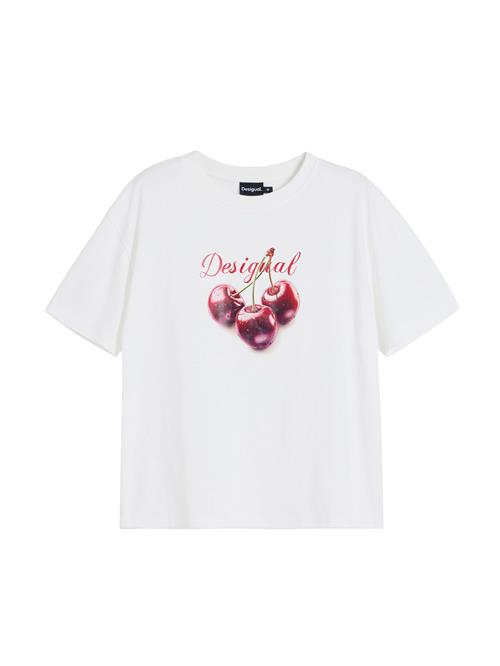 Desigual Shirts 'Cherry'  kirsebærsrød / hvid