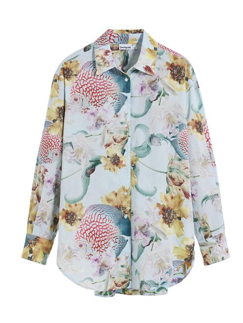 Desigual Bluse  lyseblå / honning / lilla / rød