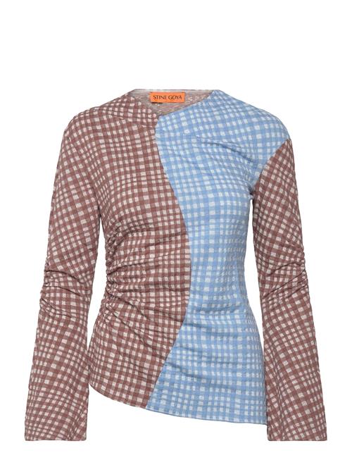 Sgclementine, 2118 Checkered Jersey STINE GOYA Beige