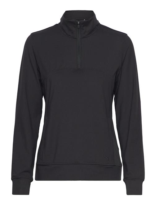 W Cloudspun Isla 1/4 Zip PUMA Golf Black