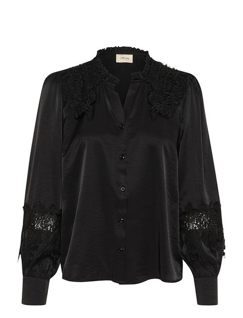 Crluna Lace Shirt Cream Black