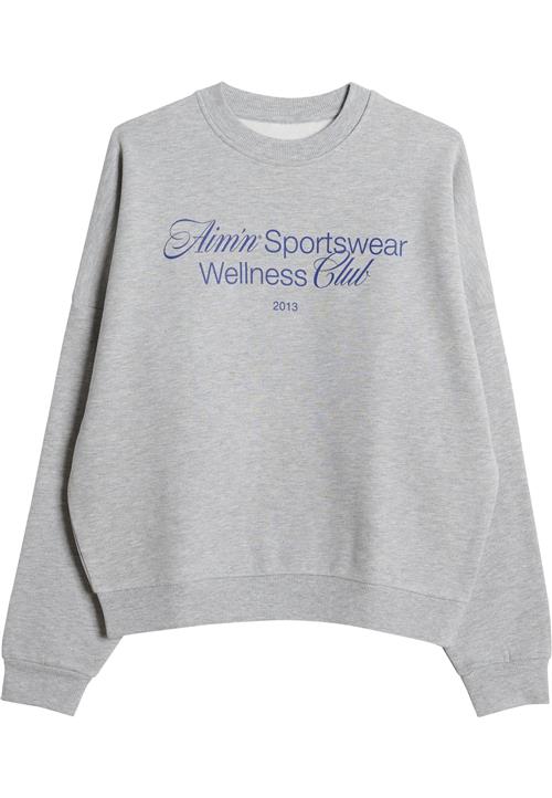 Aim'n Sportsweatshirt 'Wellness'  blå / grå-meleret