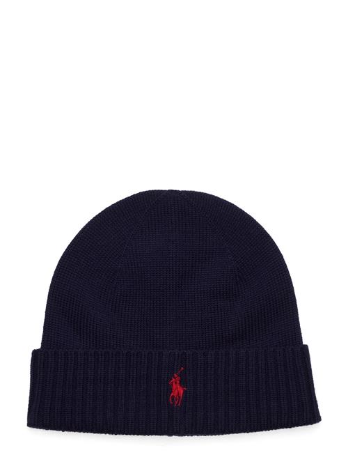 Signature Pony Wool Beanie Polo Ralph Lauren Blue