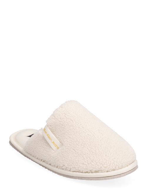 Hotel Slipper Surfaces Sherpa Wn Calvin Klein Cream