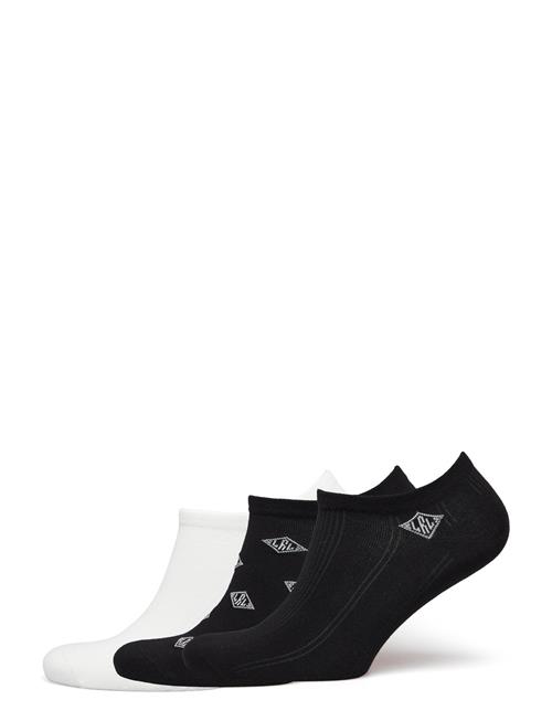 Logo Stretch Ankle Sock 3-Pack Lauren Ralph Lauren Black