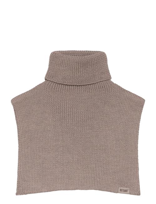 Neck Warmer Wool Knit Huttelihut Brown