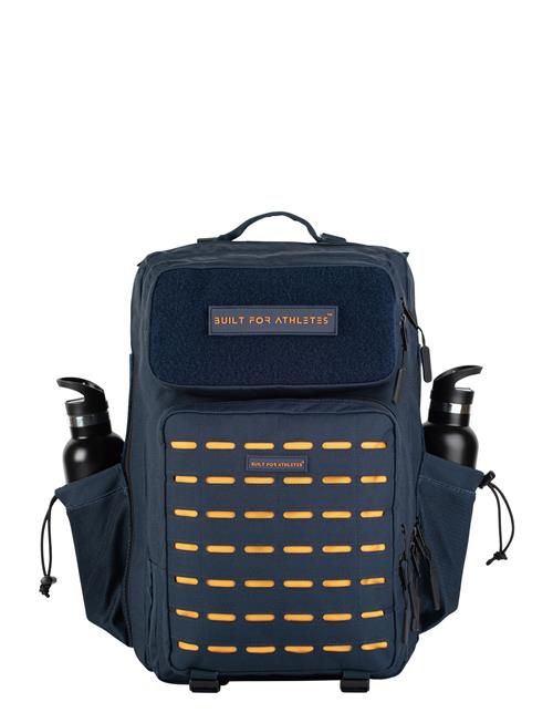 Large Navy & Orange Gym Backpack Built For Athletes Navy