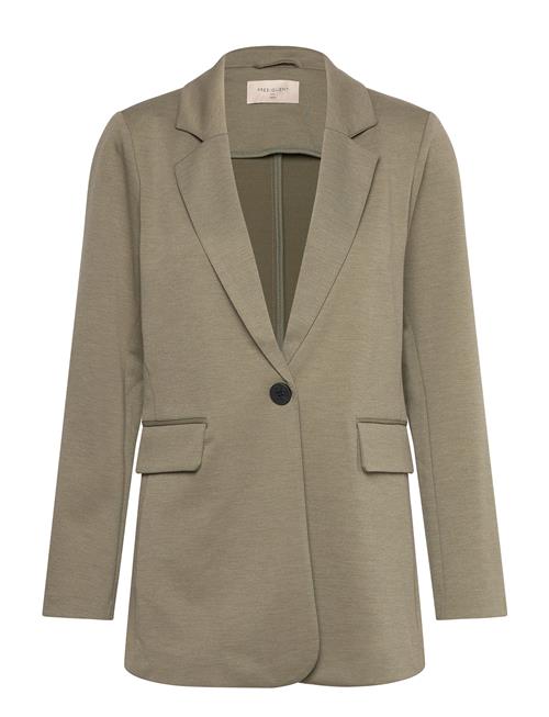 Jacket From Freequent In A Soft Material. The Jacket Has A Classic Design With A FREE/QUENT Khaki