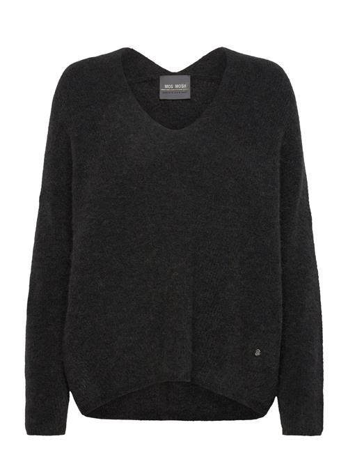 Mmthora V-Neck Knit MOS MOSH Black