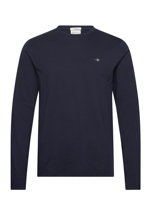 Slim Shield Ls T-Shirt GANT Navy