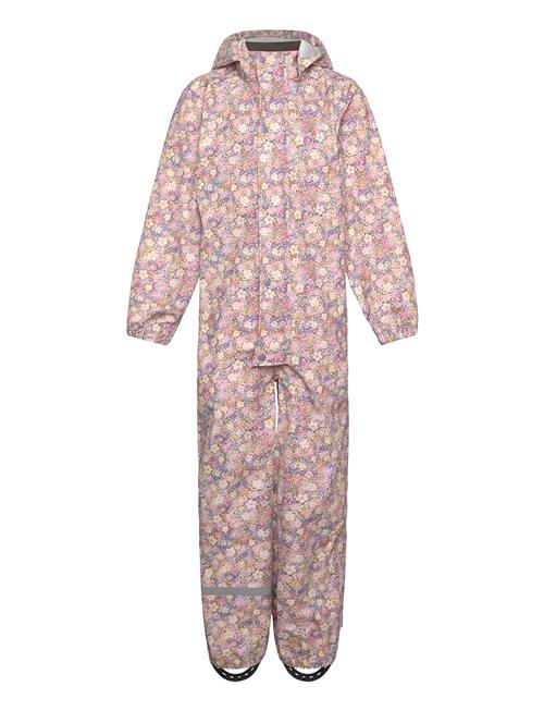 Pu Rain Suit Aop Recycled Mikk-line Pink