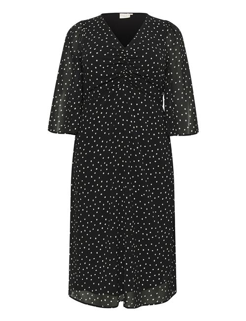 Kcsallie Dress Kaffe Curve Black