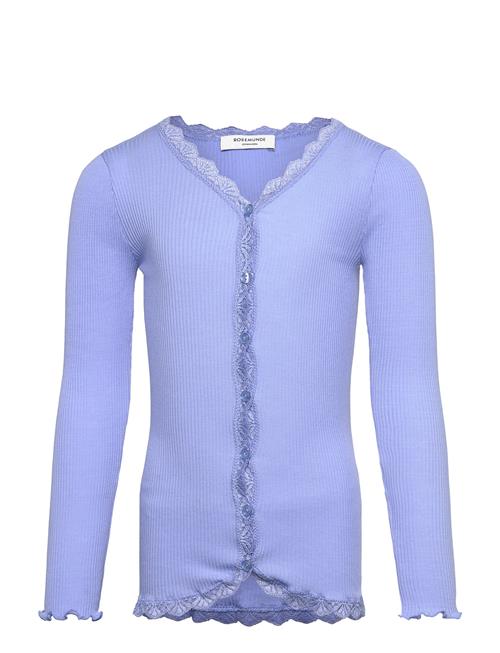 Rkbalta Modal Ls Lace Cardigan Rosemunde Kids Blue