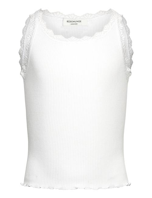 Rkbalta Sl Short Lace Top Rosemunde Kids White