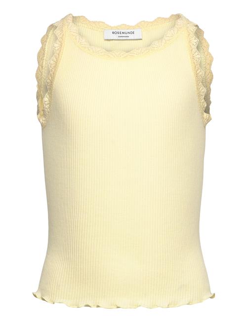 Rkbalta Modal Sl Short Lace Top Rosemunde Kids Yellow