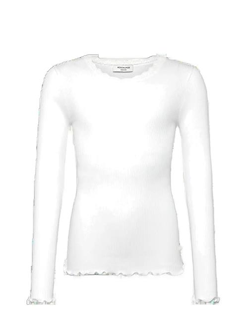 Rkbalta Ls Regular Lace T-Shirt Rosemunde Kids White