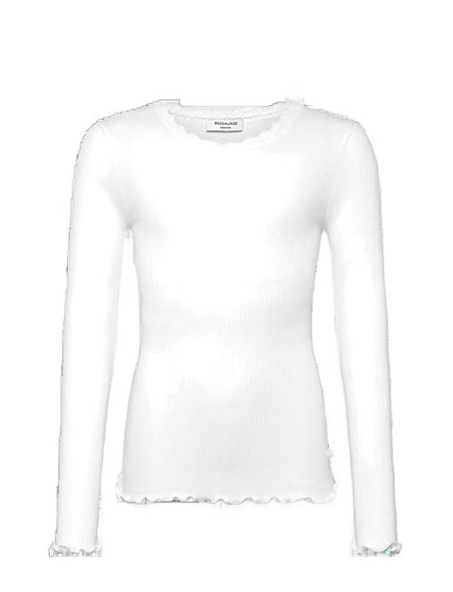 Rkbalta Modal Ls Lace T-Shirt Rosemunde Kids White