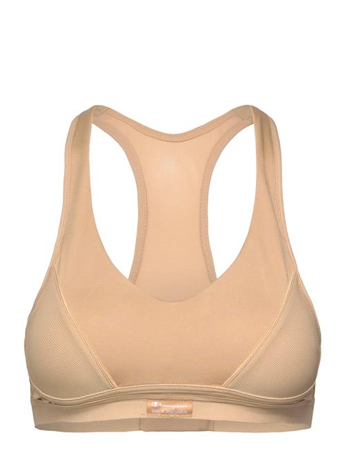 Pump Padded Sports Bra Shock Absorber Beige