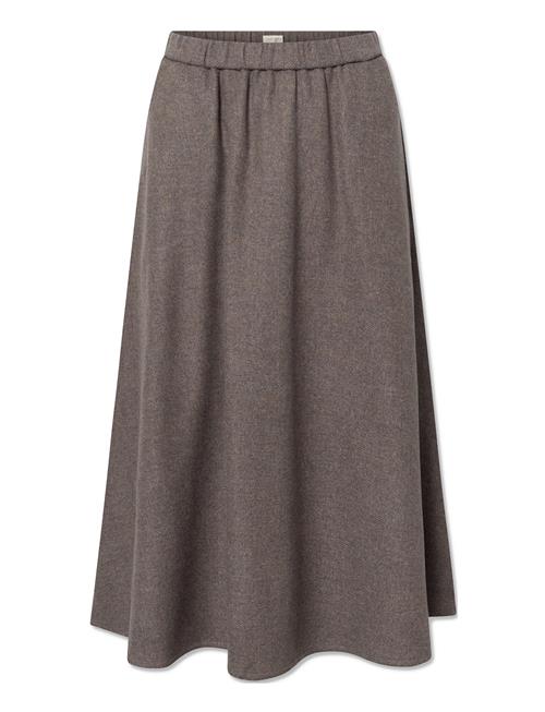 Agnes Skirt - Wool STUDIO FEDER Brown