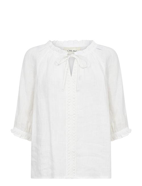 Crbellis Lace Blouse Cream White