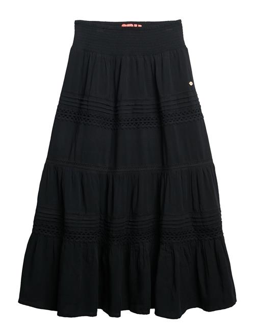 Ibiza Lace Mix Maxi Skirt Superdry Black