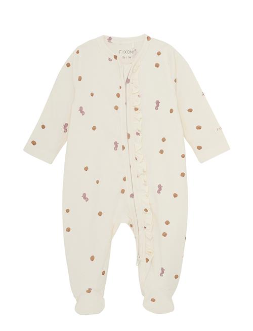 Nightsuit W. Feet Fixoni White