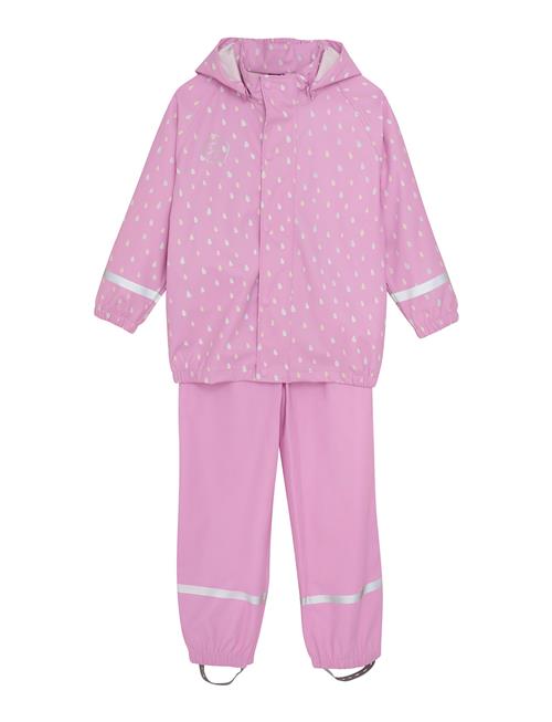 Rain Set - Magic Print - Pu Color Kids Pink