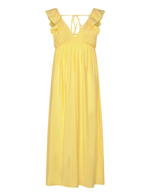 Vmjosie Sl Ankle Frill Dress Wvn Ga Vero Moda Yellow