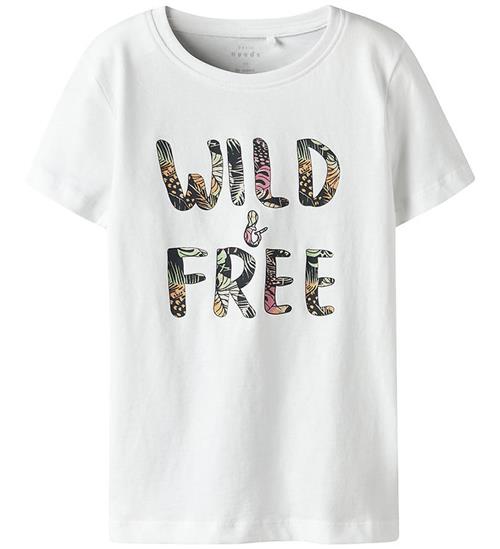 Name It T-shirts - Noos - NkfVanaya - Bright White/Wild & Free