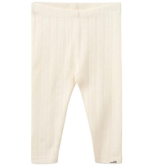 Sofie Schnoor Leggings - Nalinesb - Off White m. hulmønster