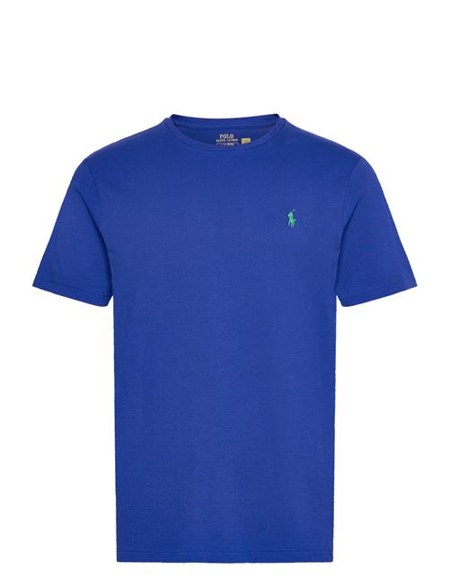 Custom Slim Fit Jersey Crewneck T-Shirt Polo Ralph Lauren Blue