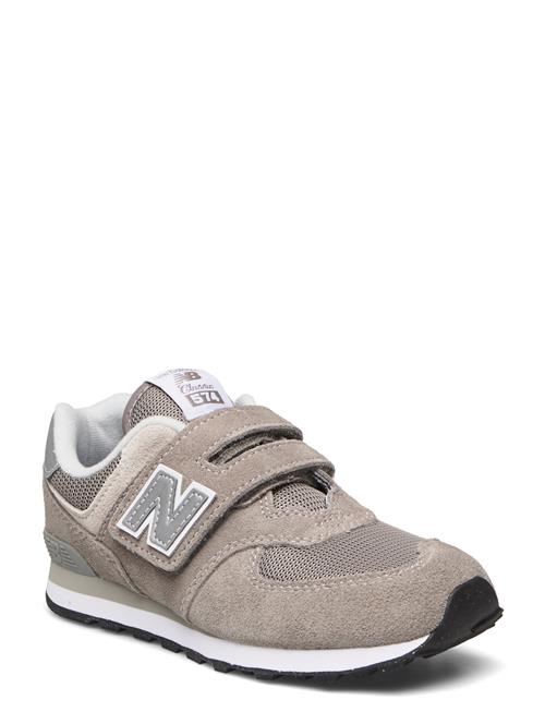 Se New Balance 574 Kids Hook & Loop New Balance Grey ved Booztlet