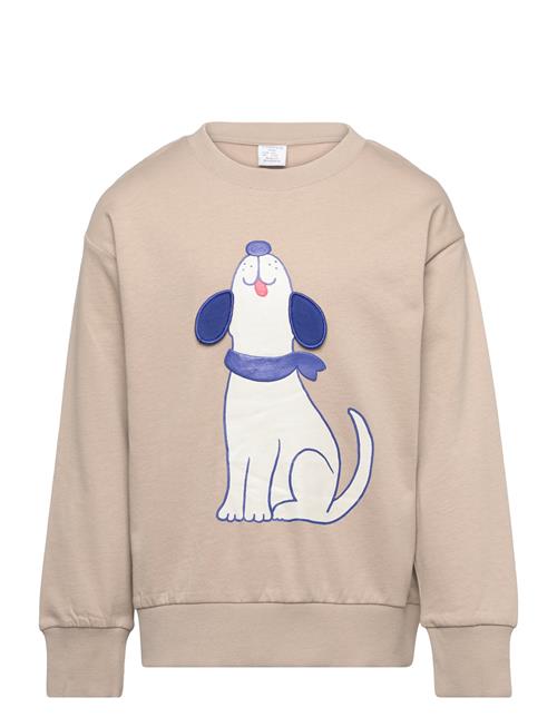 Sweater Dog Placement Lindex Beige