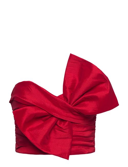 Lexana Bow Bustier Bardot Red