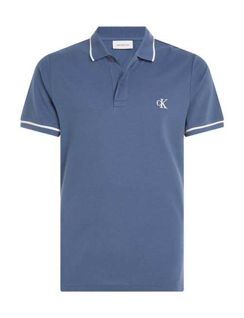 Se Tipping Polo Calvin Klein Jeans Blue ved Booztlet