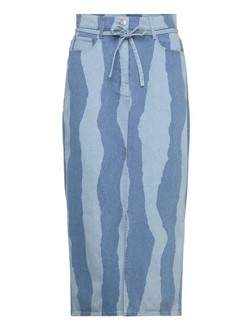 Slmaisa Skirt Soaked In Luxury Blue