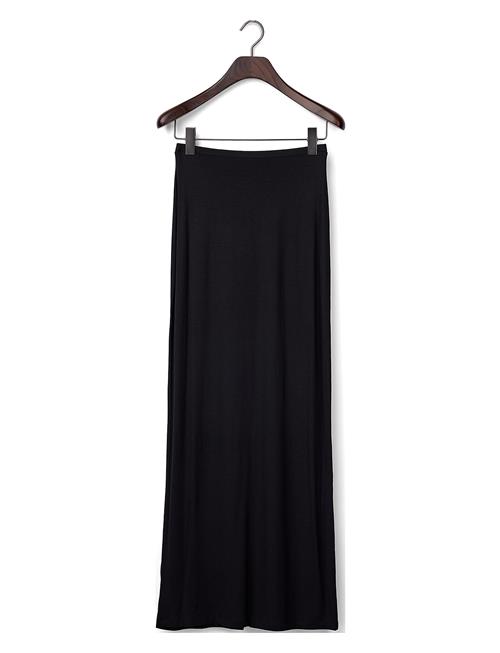 Maxi Jersey Skirt Lexington Clothing Black