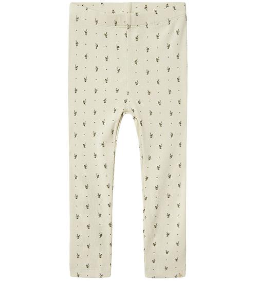 Lil Atelier Lil' Atelier Leggings - Rib - NmfGago - Turtledove